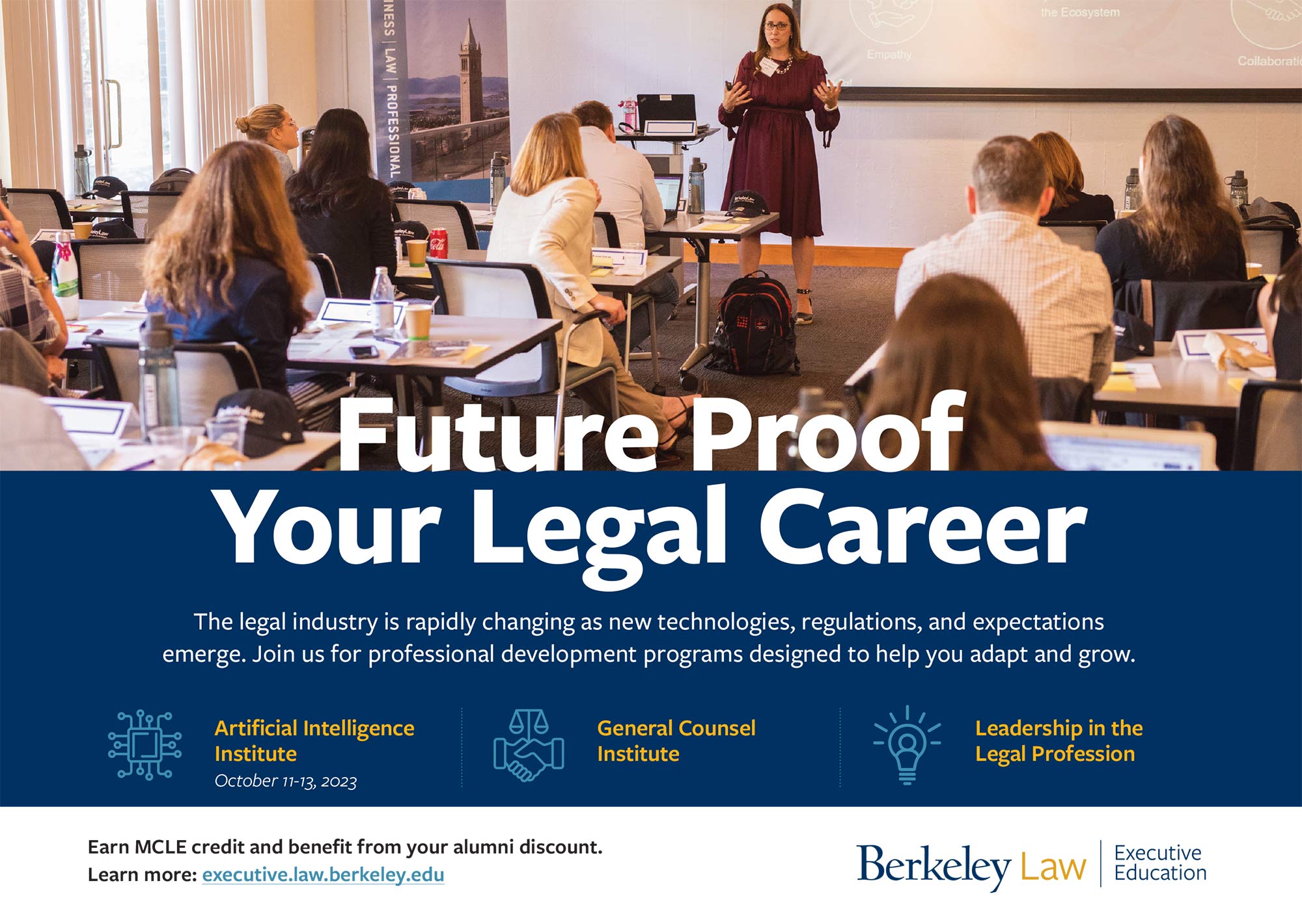 Berkeley Law Executive Education Advertisement