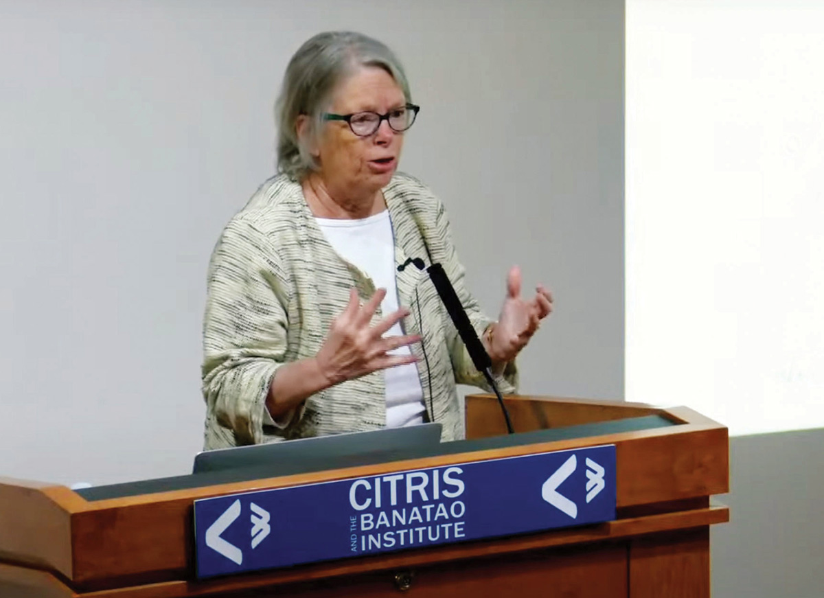 Pamela Samuelson gives a UC Berkeley Distinguished Lecture